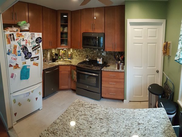 Find out the cost to remodel a small kitchen so it looks like this
