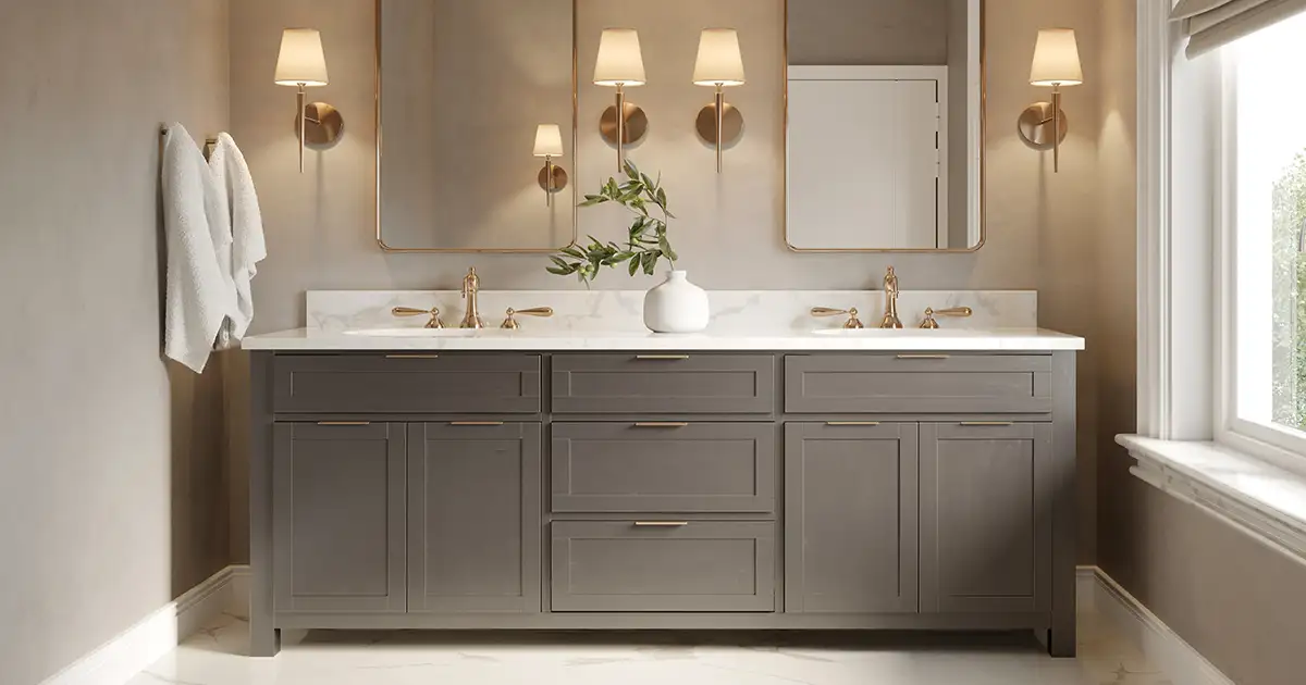 types of bathroom vanities