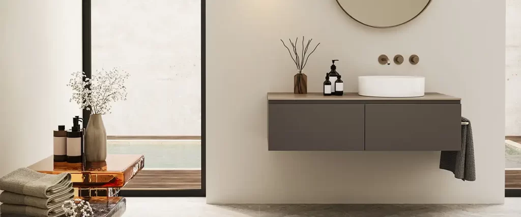 wall mounted floating vanity