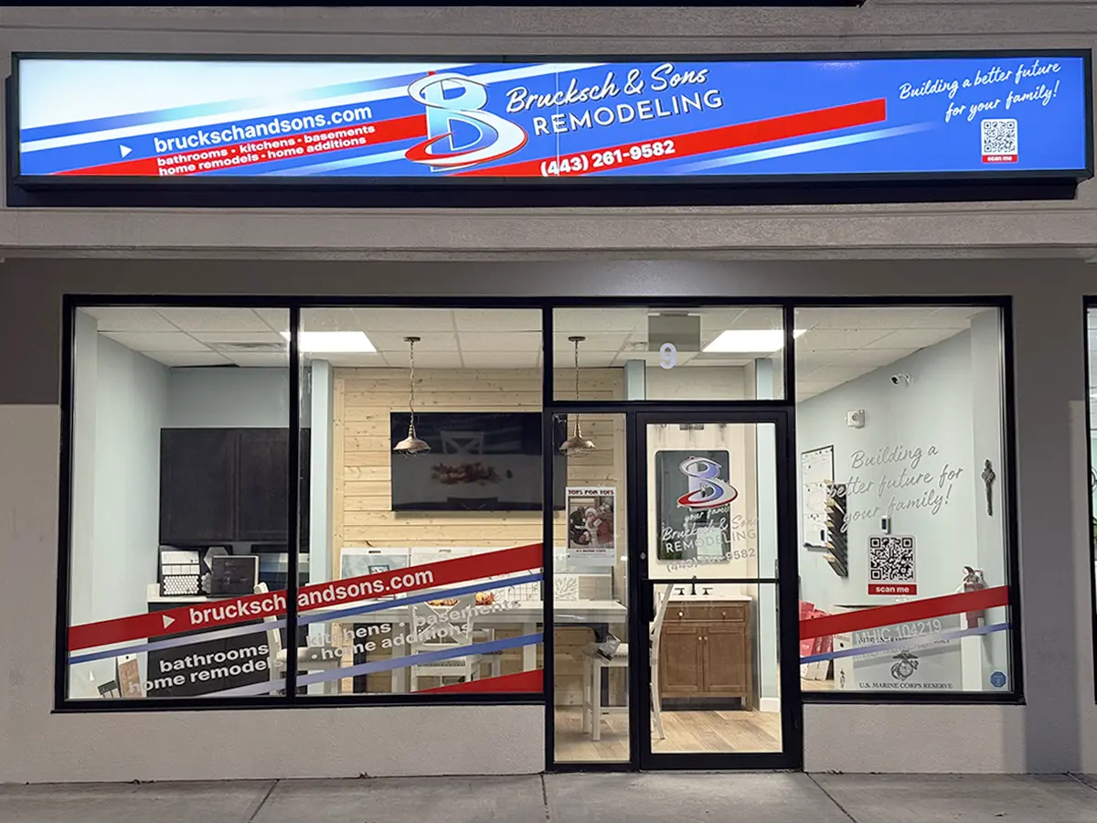 Brucksch and Sons New Pasadena Showroom and Office, 8894 Fort Smallwood Rd